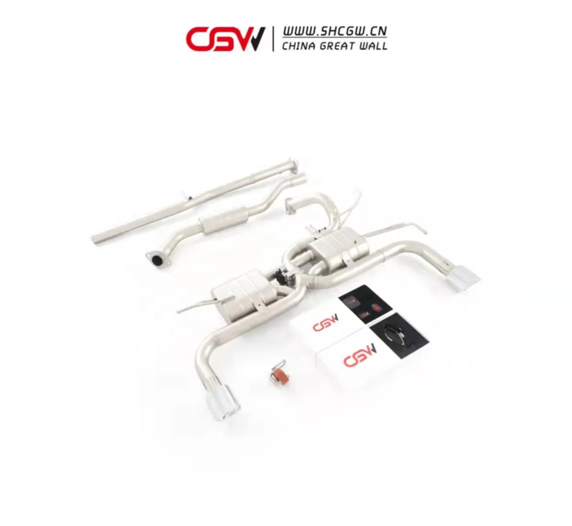 CGW New Produce Performance Stainless Steel Muffler Cutout Cat-back for Lancer Ex Valvetronic Exhaust - view 6