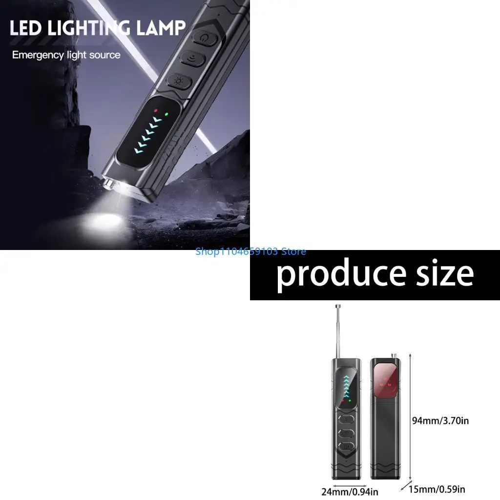 

Перезаряжаемый детектор безопасности для Hiddens Cameras Trackers прослушивающие устройства с системой оповещений вибрации