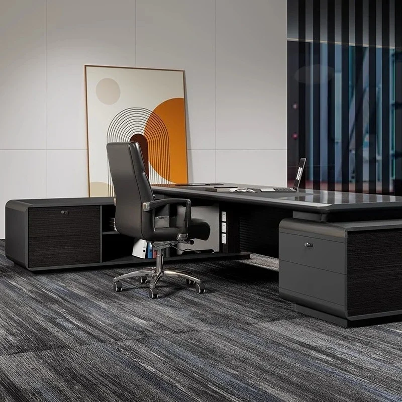 

yj5 Painted Office Desk Light Luxury High-end Simple Modern Manager Executive Desk