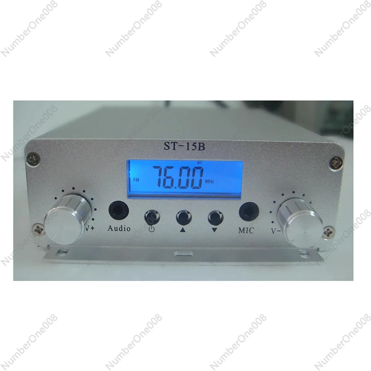 FM Transmitter Stereo 15W FM Radio 76-108Mhz BNC Multi-Functional Convenient Portable Practical Transmitter