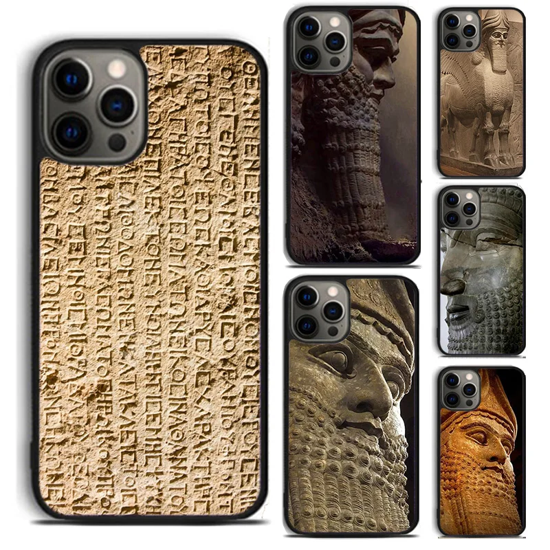 Lamassu Assyrian Mesopotamian phone Case Cover For iPhone 16 15 14 Plus XR XS apple 16 11 12 13 mini Pro Max coque