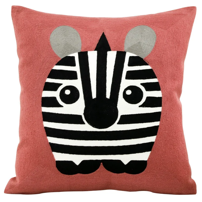 

Funny Zebra Pillowcase Black White Stripes Pillow Case Decor Home Living Room Bedroom Sofa Bed Pillow Cover Room Aesthetic