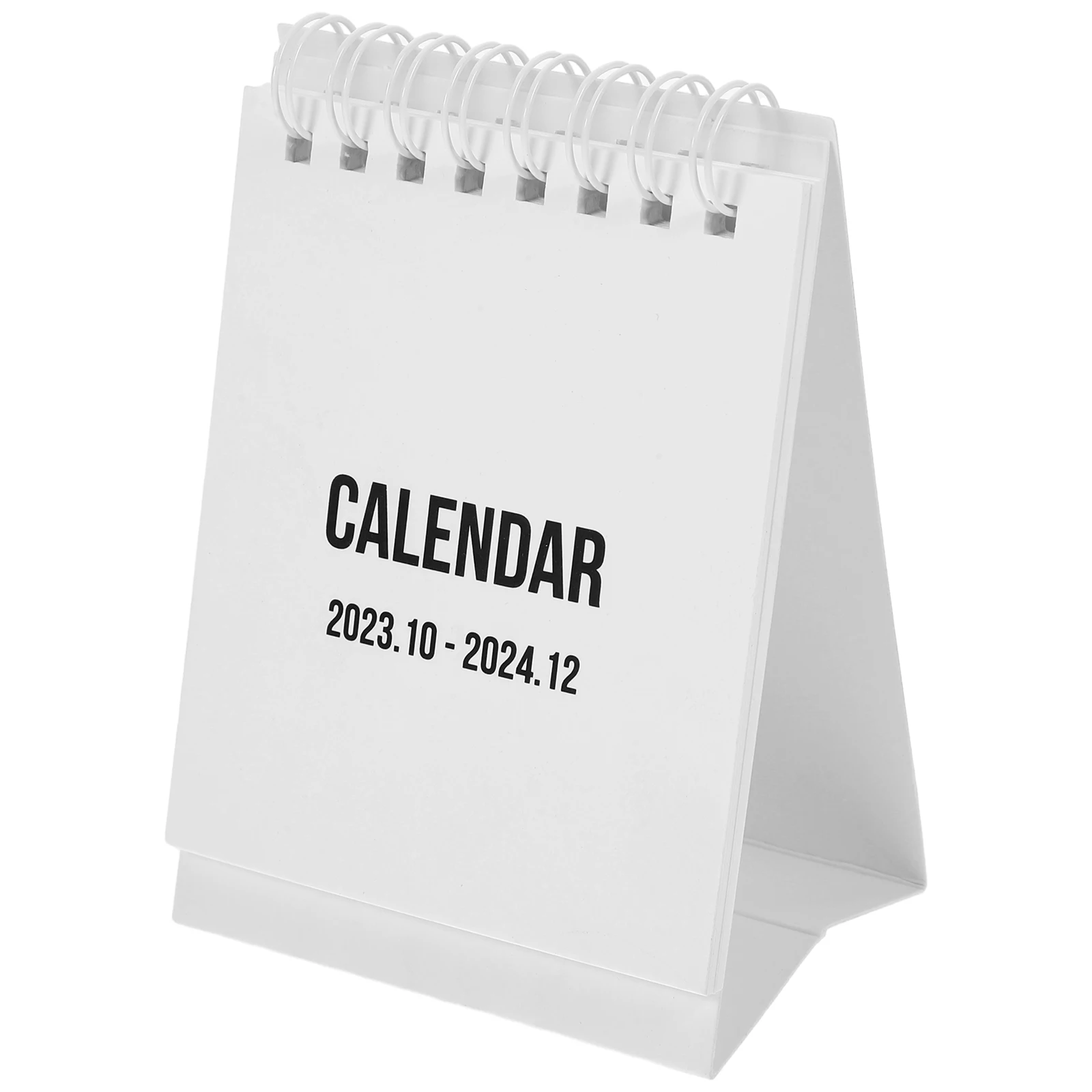

Mini Desk 2024 Sturdy Paper Monthly Calendar Planner Standing Small Office Daily Foldable Portable Memo Pad Decorative