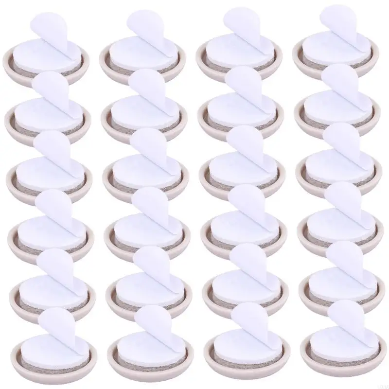 24Pieces Sturdy Noise Reducing Cushions to Prevent Floor Scratches and Enhances Stability Home Use