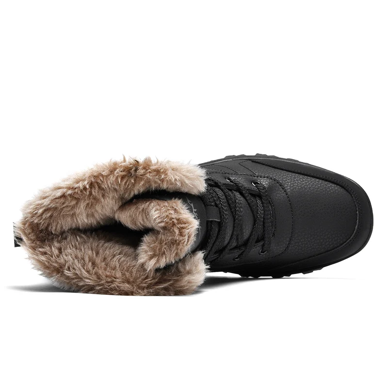 2025, neue Wanderschuhe für Herren, warmes Fell, Kletterschuhe für Herren, Outdoor-Wandertrainer für Herren