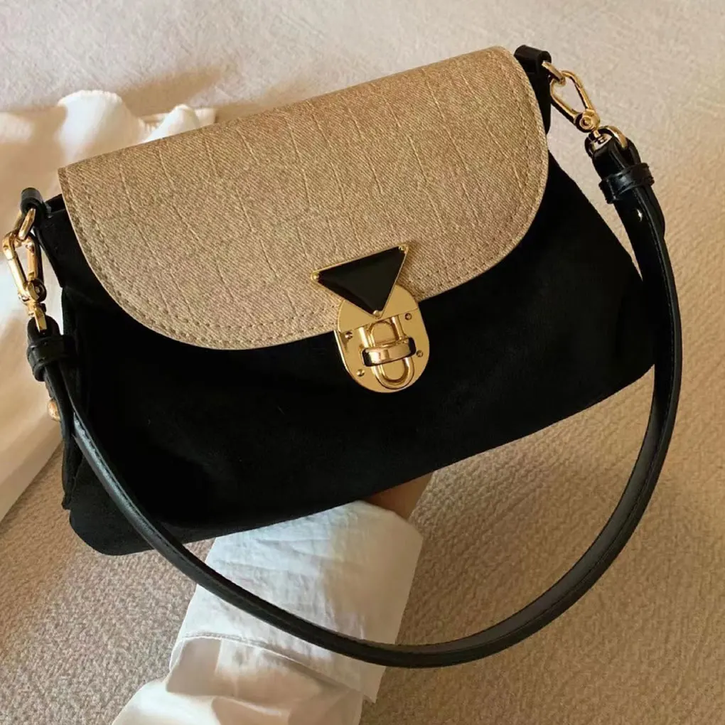 Fashion Women’s Handbag Luxurious Gentle Underarm Bag Shoulder Bag Lock  Work Shopping Handbag Pillow Bag