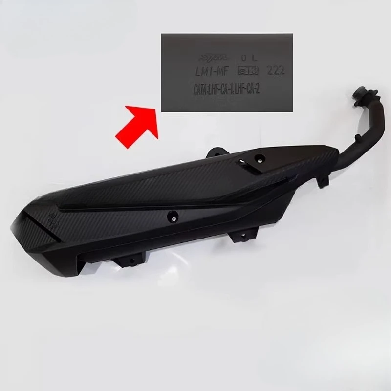 

locomotive cruisym cruising 300 motorcycle, exhaust pipe, muffler assembly