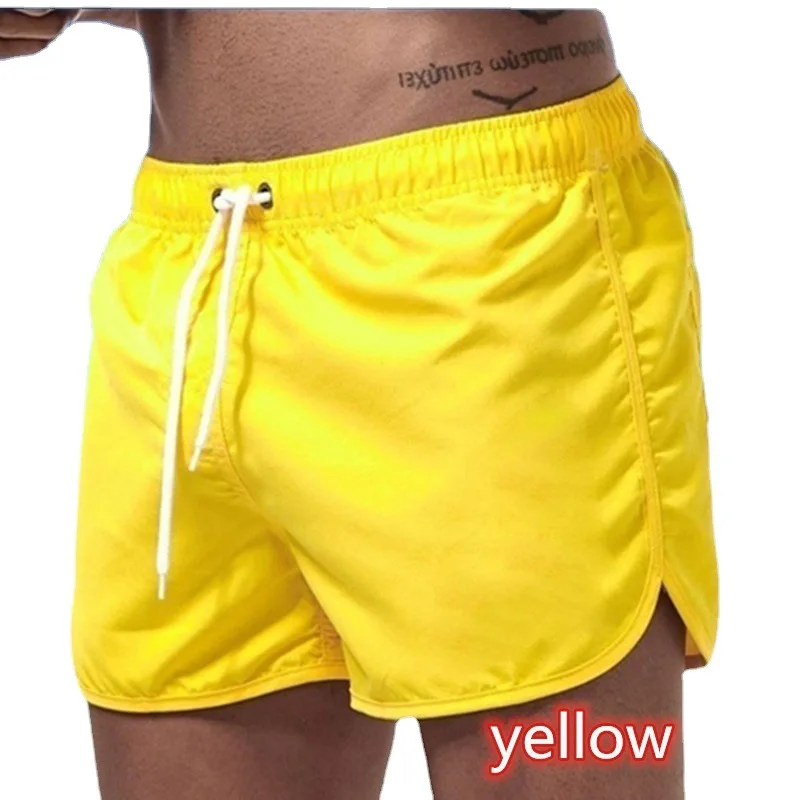 Calções de praia masculinos, calções de natação, calças de streetwear casual, roupa de verão, preto, azul, branco, vermelho, laranja, cinza