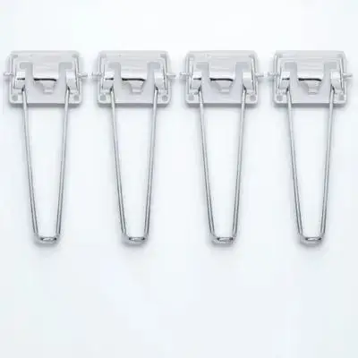 

4pcs Metal Folding Table Legs Thickened Base For Bed Computer Desk Student Desk Rust-Resistant Wear-Resistant Glossy Furniture