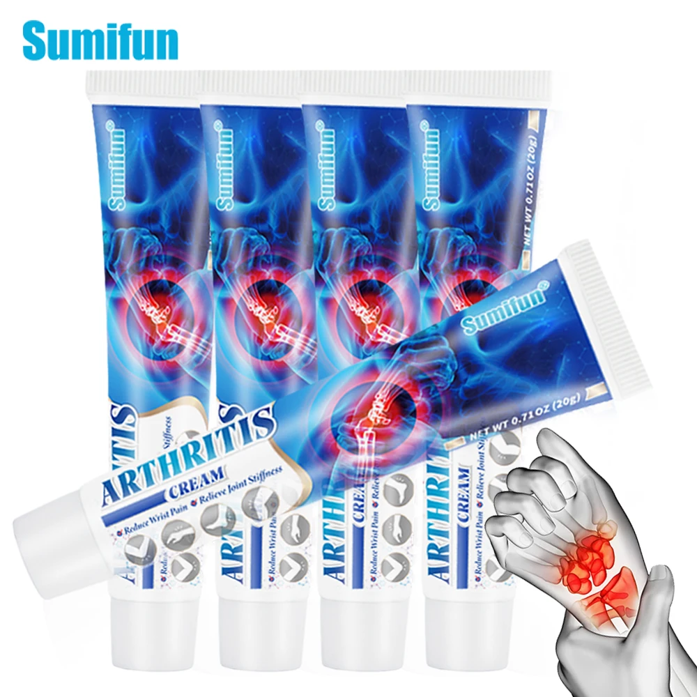 

5Pcs Sumifun Tenosynovitis Pain Relief Cream Wrist Finger Swelling Treatment Ointment Arthritis Tendon Sheath Medical Plaster