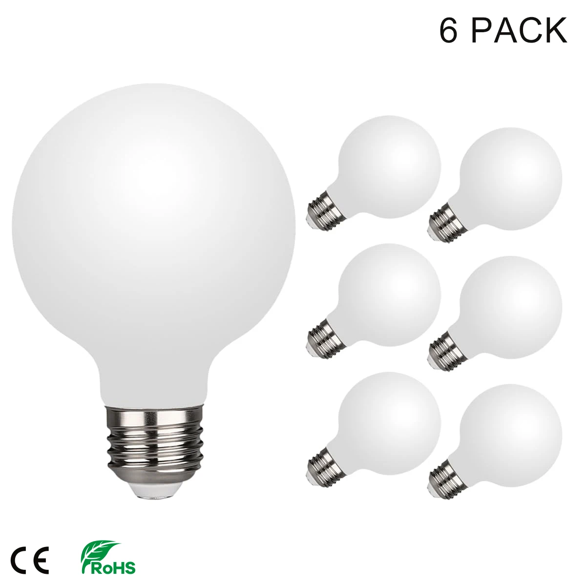 

LED Edison Light Bulb E27 5W G80 Milky Glass Bulb Cold/Warm White 85-265V Globe Ball Bulb Lampada LED Lamp