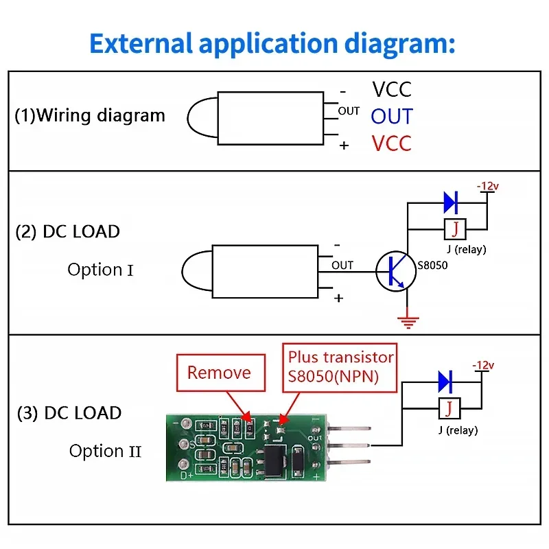 HC-SR501 HC-SR602 HC-SR505 Adjust IR Pyroelectric Infrared Motion Detector Modules, Sensor for Raspberry Pi, Human Body Sensing