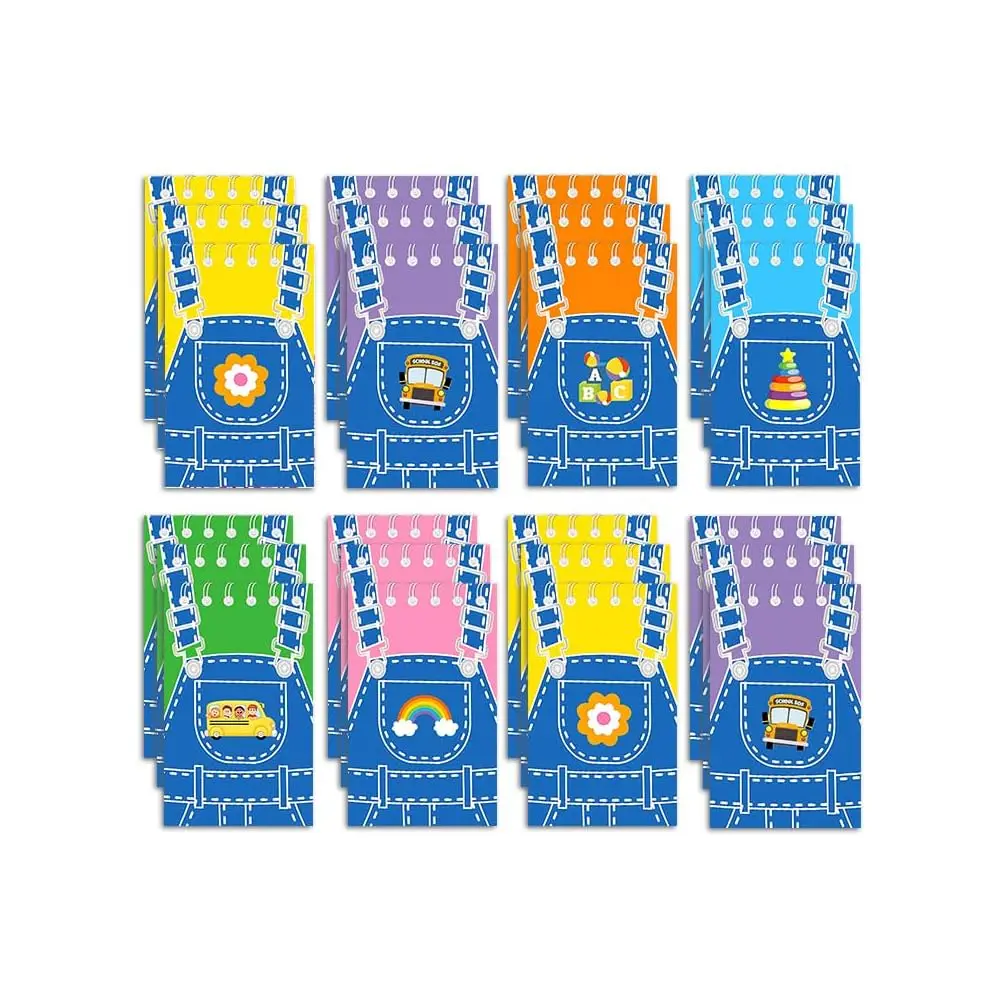 

24 шт. мини-блокноты в 6 стилях с английской тематикой, сувениры для вечеринок, наполнители для подарочных пакетов, карманные блокноты для записей