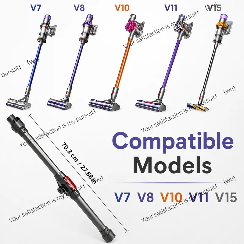 For Dyson Vacuum Cleaner Hose, Retractable Conductive Tube, V7/8/10/11/15 Compatible, Bendable Folding Extension Fitting