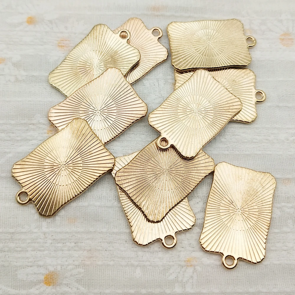 10pcs Tarot Charms for Jewelry Making Enamel Earring Phone Pendant Diy Accessories Alloy Metal Gold Plated