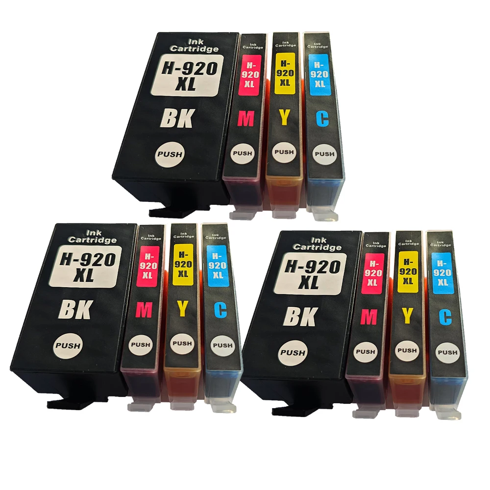 

COAAP 920XL 920 Ink Cartridge Compatible for HP920 for HP 920 XL Officejet 6000 6500 Wireless 6500A 7000 7500 7500A Printer