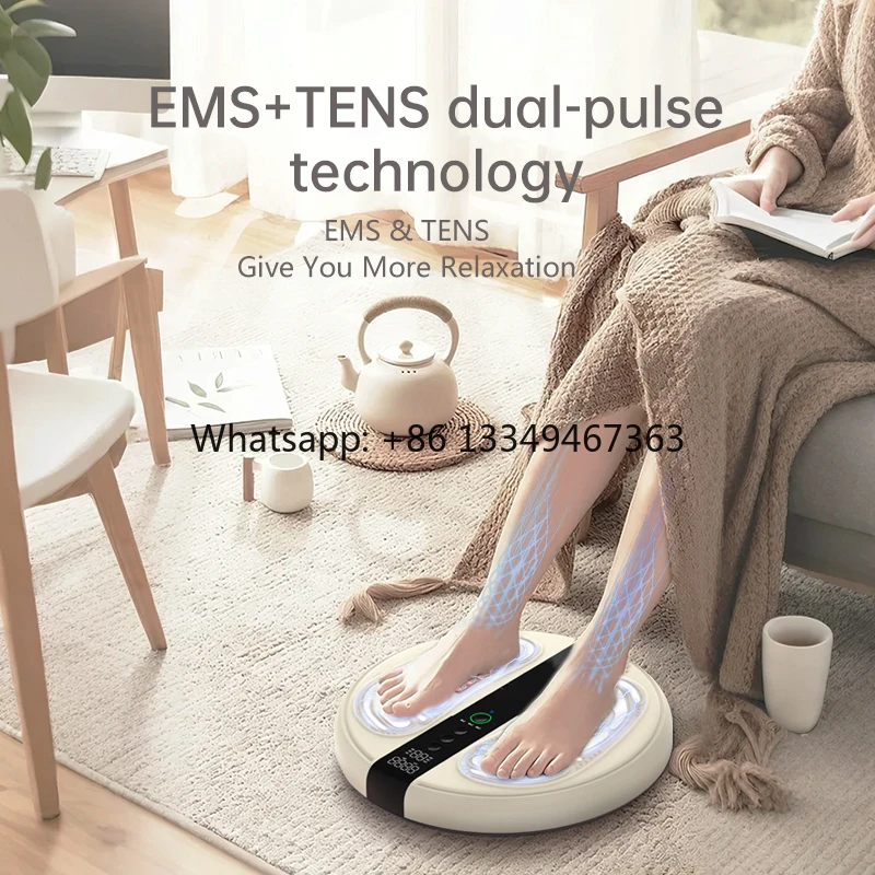 

Массажер для ног с красным светом и подогревом, интеллектуальный, с голосовым управлением, для похудения и коррекции фигуры, с EMS-массажем для ног и стоп