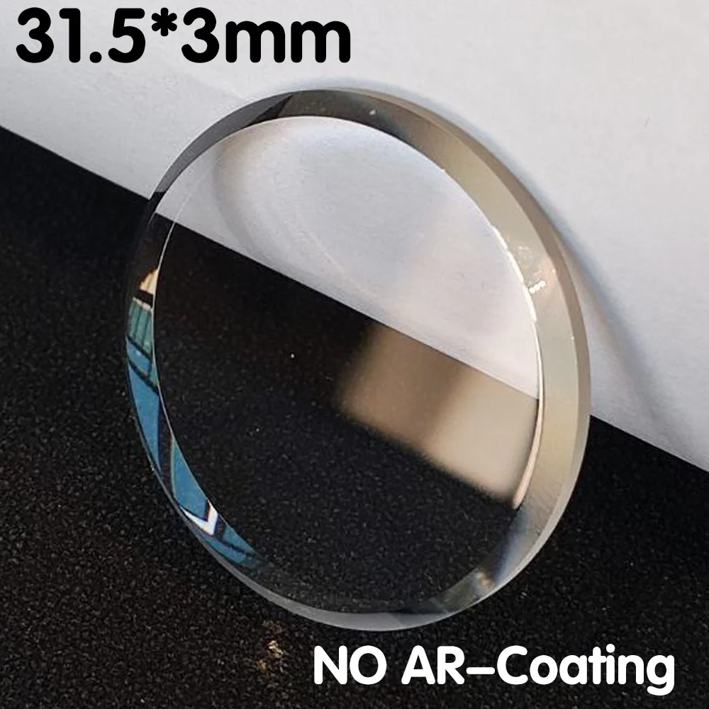 Saphir-Uhrenglas, flaches Kristall-Uhrenteile, Ersatzzubehör, 31,5 mm Glas, geeignet für SKX007 SRPD Flachglas