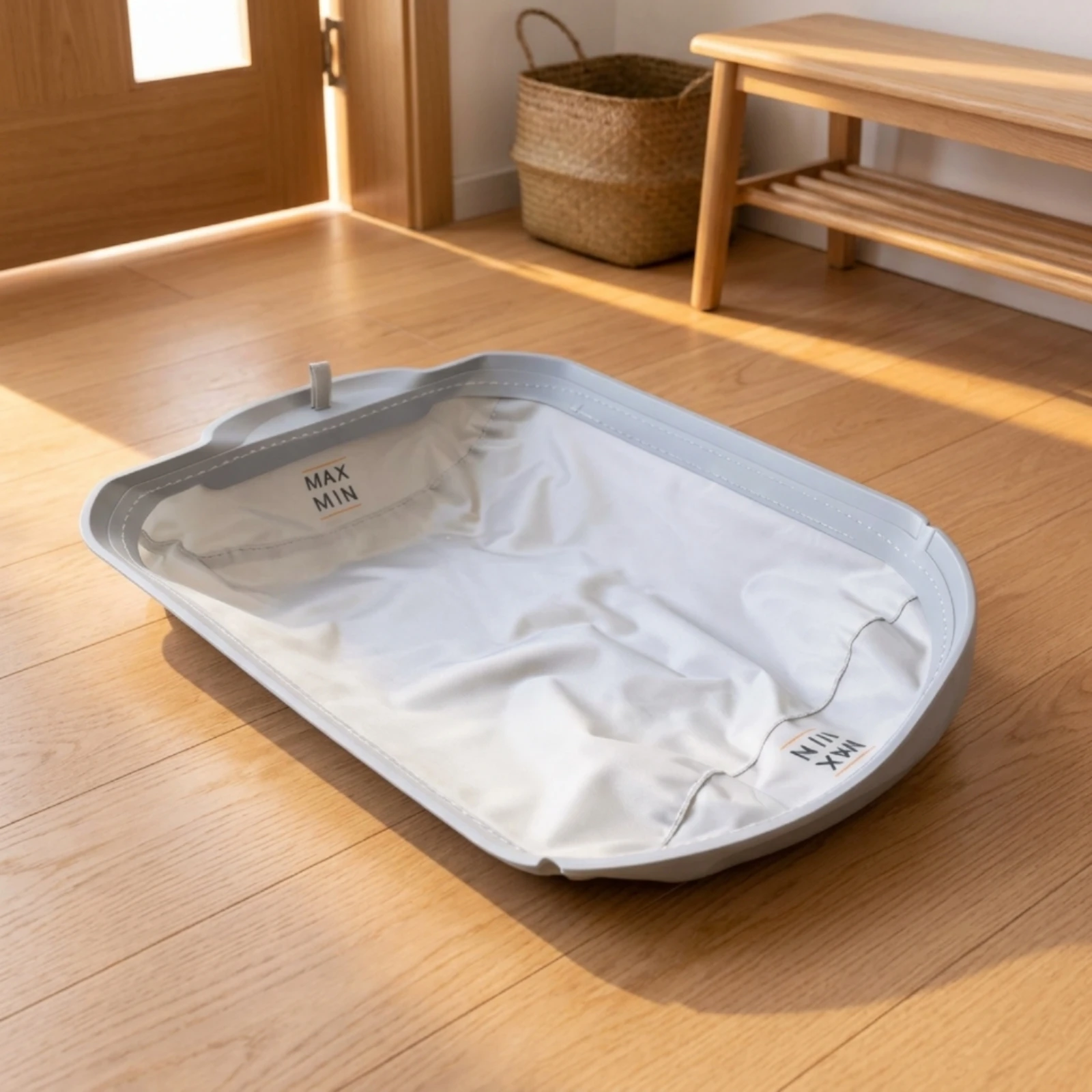 Self-Cleaning Litter Box Pad Waterproof Litter Box Pad with Hanging Loop Soft Thick for Cat Owners