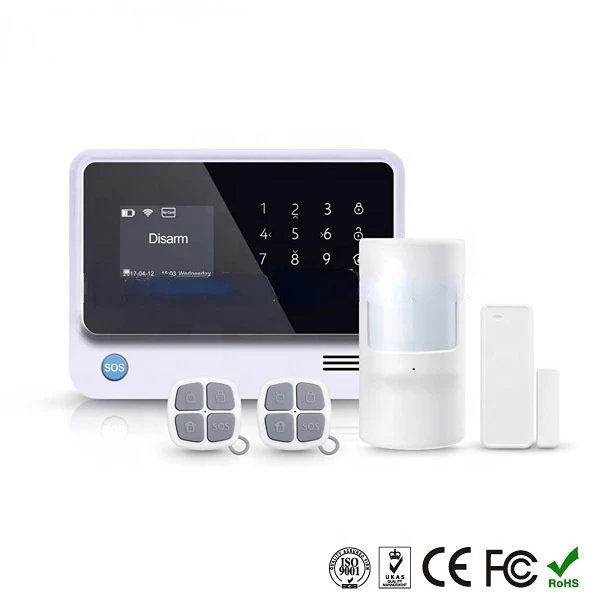 High Quality Smart Whole House Security Alarm System with Wireless Socket Optional PST-G90B Plus