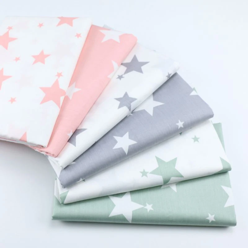 SMTA 50*160cm Needlework The Cloth Fabric Tissues Knitted For Sewing Cache Knit Fabric Flowers Pentagram Star