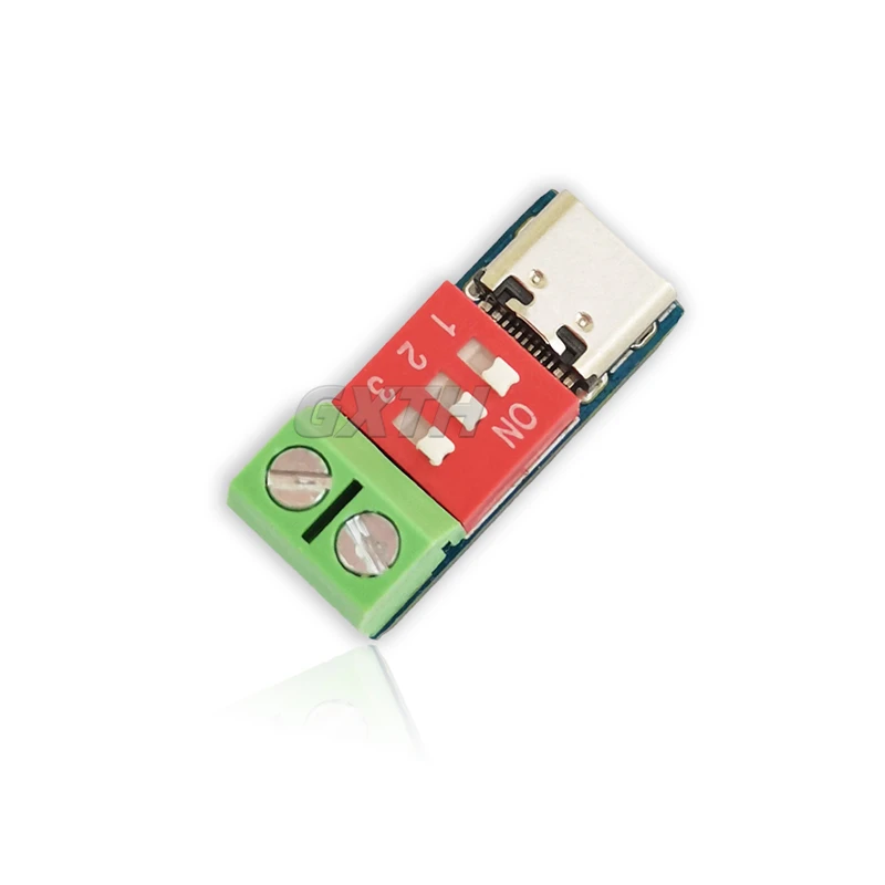 1/4/5/10pcs Type-C QC PD Fast Charging Test Board 5-20V Dial Adjustment Voltage PD Trigger Board Module 100W