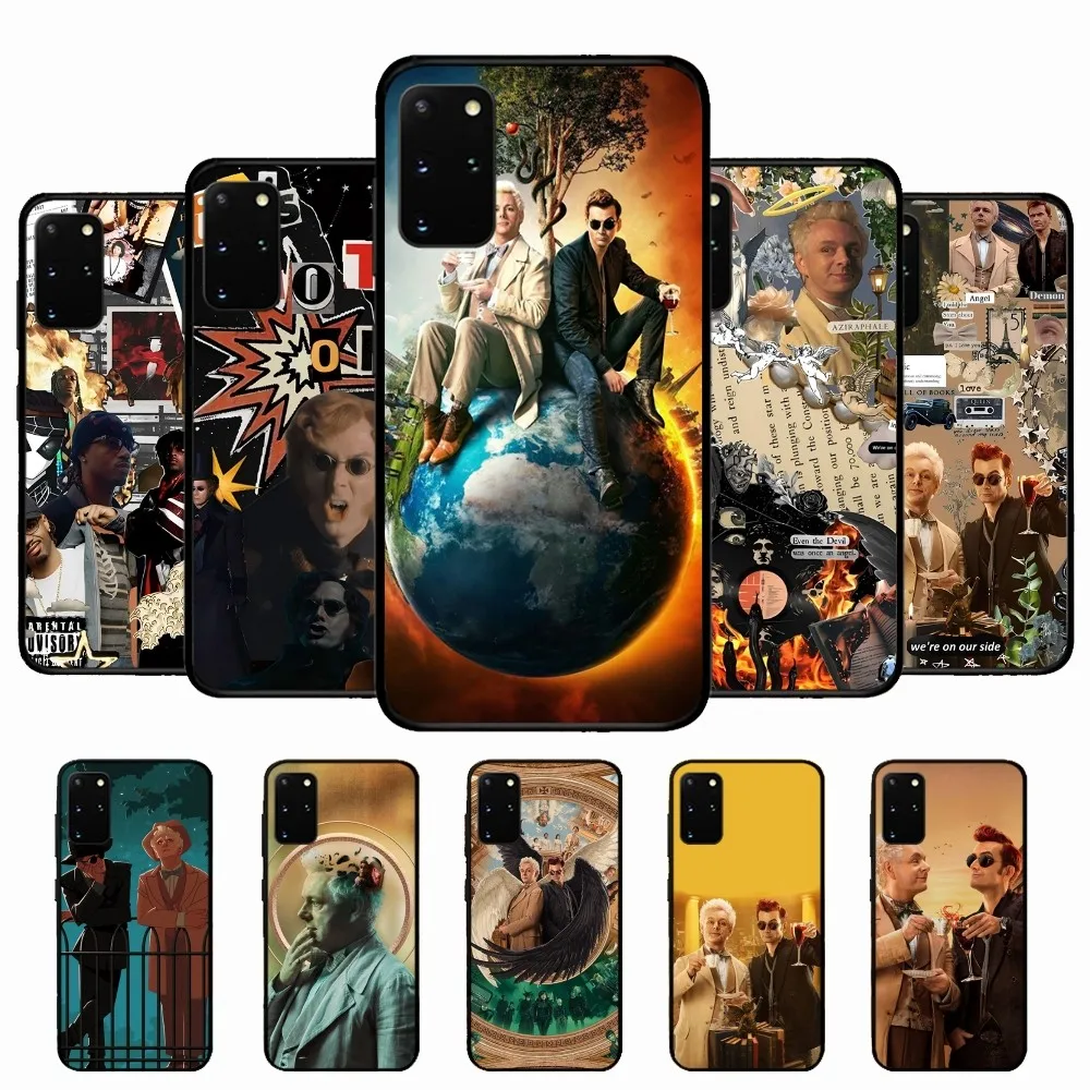 Good O-Omens Movie Phone Case For Samsung S 9 10 20 21 22 23 30 23 24 plus lite Ultra FE S10lite Fundas