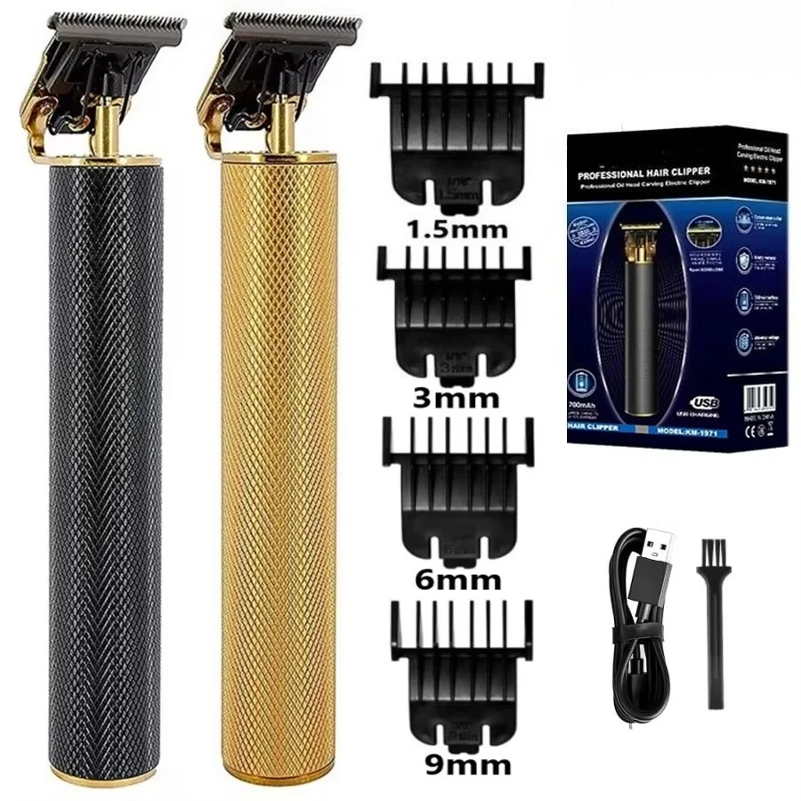 

Перезаряжаемый парикмахерский триммер для волос для мужчин, электрическая профессиональная машинка для стрижки волос для бороды, шнур/беспроводная машина для стрижки волос