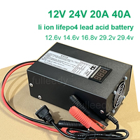 12v 40A 24V 20A 35A charger 14.6V 40A 20A 12.6V 40A 16.8V 35A 29.2V 29.4V 25.2V  for lithium ion lifepo4 LTO lead acid battery