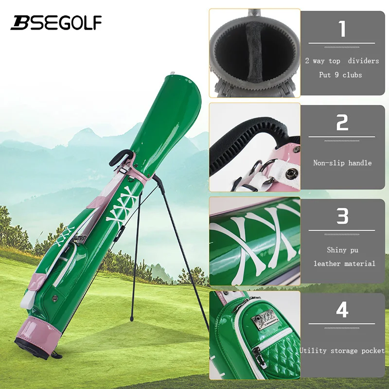 

Golf Ball Bag Practice Bag Half Set Club Bag Holds 6-7 Clubs Lightweight and Easy to Carry Golf Stand Bag Suitable for Men and W