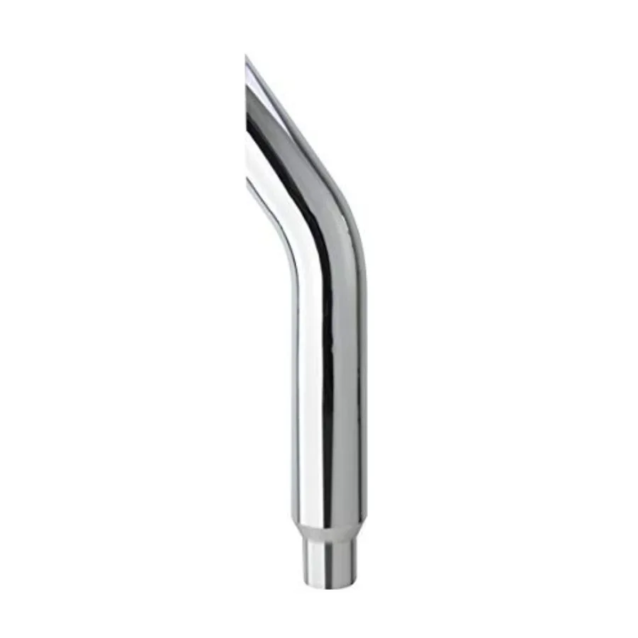 

7 Bull Horn Chrome Exhaust Stack 5ID Reduced Bottom 48 Length