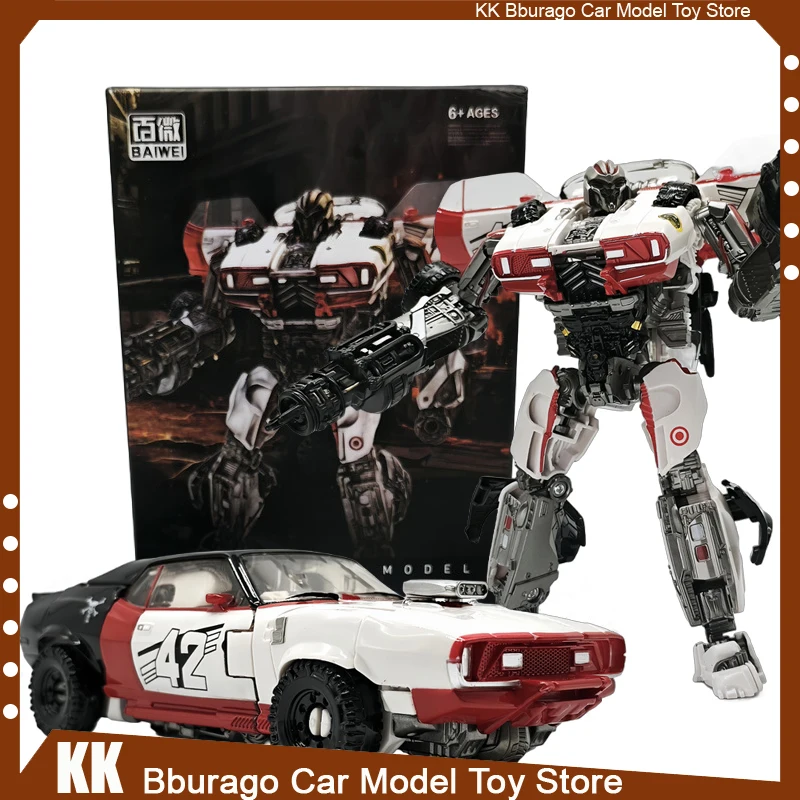 

15.5cm Baiwei TW1033B Transformation Figurine White Warrior TW-1033B Dropkick Ko SS46 Action Figure Film Version collection Toy