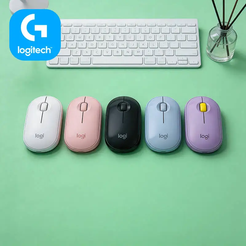 

Logitech M350 Dual Mode Wireless Mouse for Office Workers Silent Click Ergonomic Grip