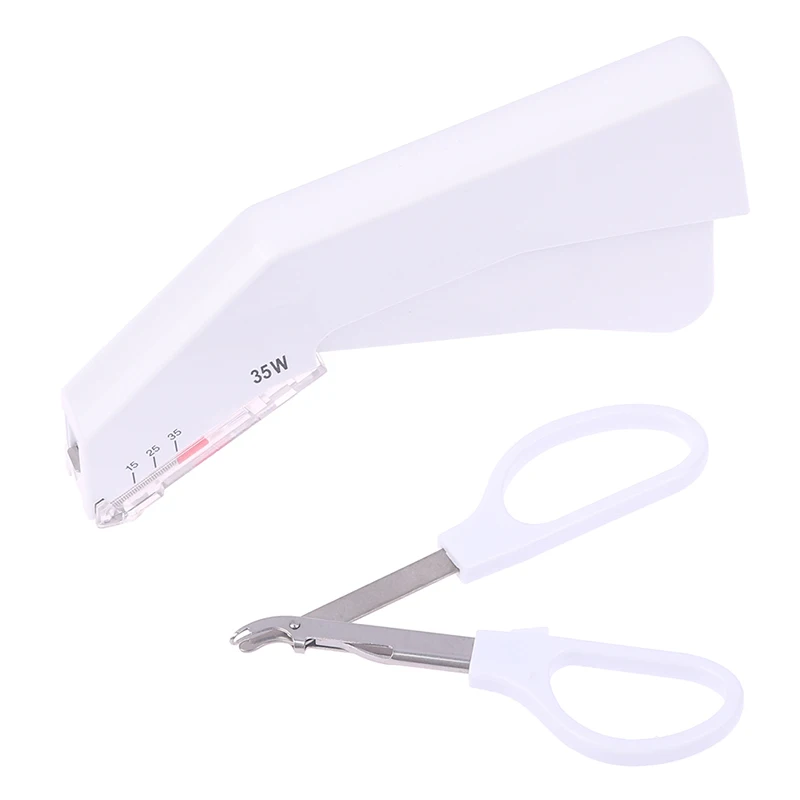 35W Disposable Medical Skin Stapler Surgery Sterile Skin Stitching Nail Puller W/ Needle Remover Medical Surgery Skin Stitching