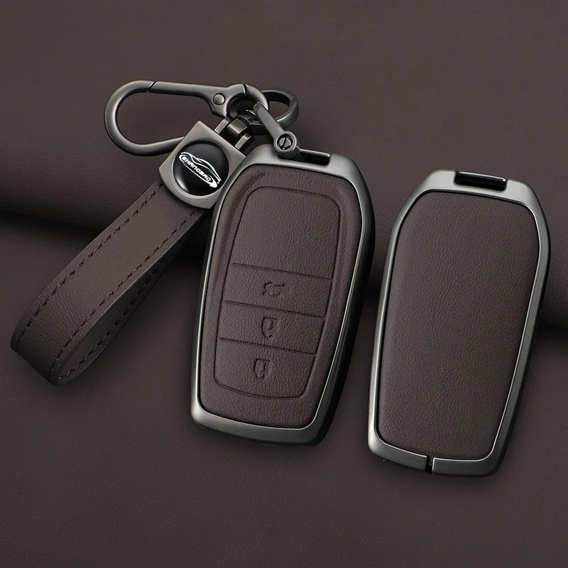 Car Remote Key Case Cover for Toyota GR RAV4 Crown Hilux Fortuner Corolla SE 2023 Camry Yaris Land Cruiser Prado Venza Accessory