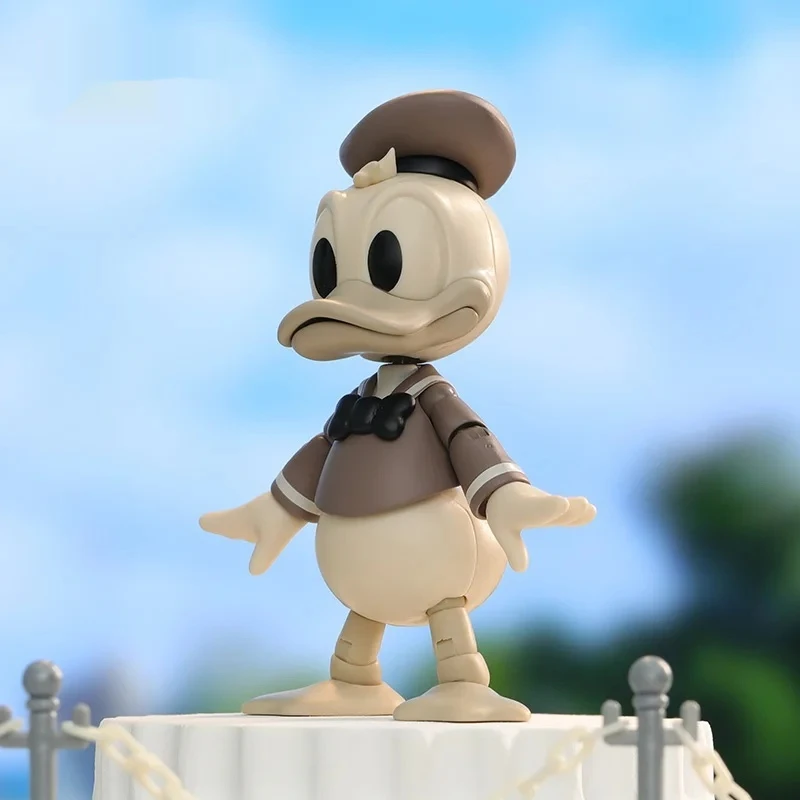 

10cm Mickey And Friends Duck 90th Anniversary Joint Mobile Doll Action Figure Kawaii Desktop Ornament Kid Toys Birthday Gift