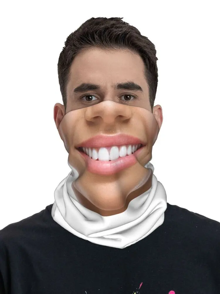 AliExpress Mask Your Smile With A Smile Bandana Neck Cover Printed Mask Scarf Multifunction Cycling Scarf Cycling For Men Women Adult