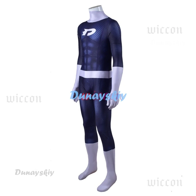 Adulti Bambini Ragazzi Danny Phantom Costume Cosplay Danny Fenton Zentai Suit Anime Supereroe Halloween Tuta Tuta Uomo Donna