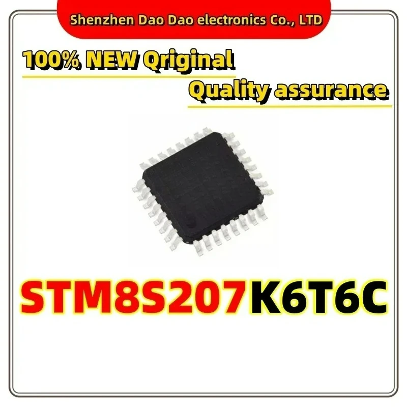 STM8S STM8S207 STM8S207K STM8S207K6T6 STM8S207K6T6C LQFP-32 Microcontroller chip new original