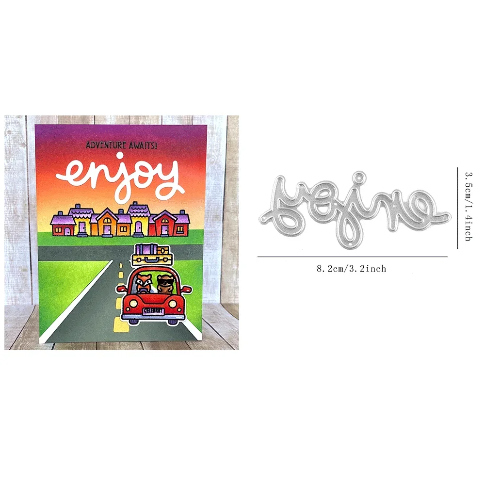 Car Critters Road Trip Add-on Metall-Stanzformen, Obst-Prägung, gestanzt, für DIY-Kartenherstellung, Scrapbooking, Bastelbedarf – Detail 10