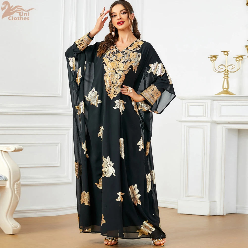 

Muslim Women Party 2 Piece Sets Long Dress Dubai Robe Saudi Abaya Vestidos Morocco Jalabiya Eid Ramadan Modest Dresses Abayas