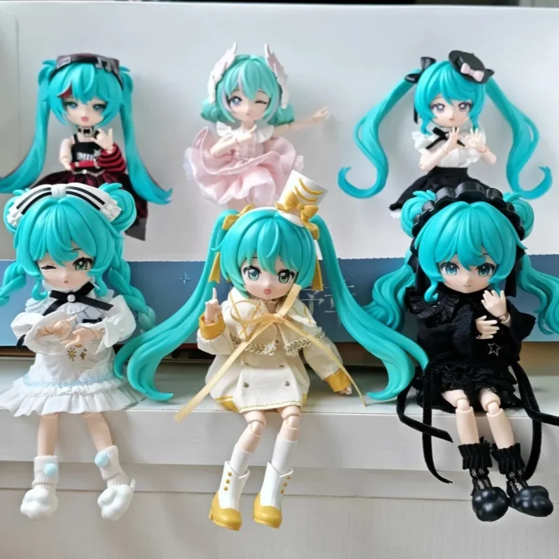 

Original Blind Box; Qiyu Ji First Voice Future Music Prologue Series Mysterious Box Cute Bjd Action Doll Collection Toy Gift