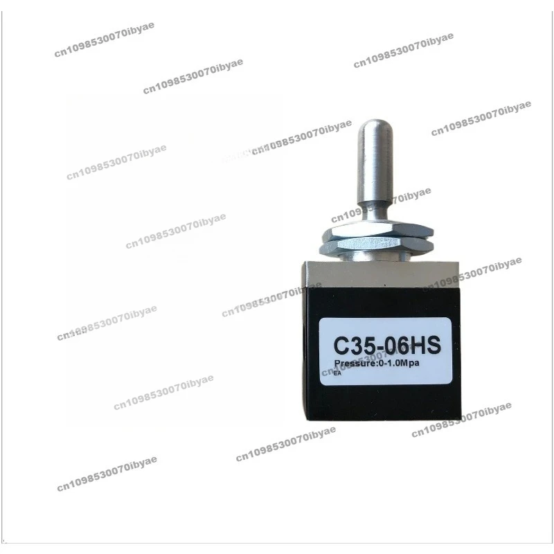 Suitable for Left and Right Self-reset Pneumatic Hand Valve C35-06HS Manual Valve 0-1.0 Mpa