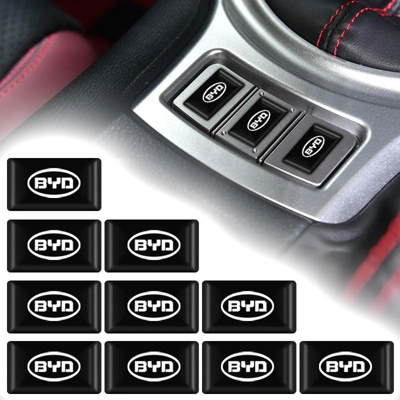 

Car Interior Badge Sticker Steering Wheel Dashboard Decal For BYD Atto 3 Act 3 Tang F3 E6 Dmi Yuan plus Song plus ev f0 f3 Qin