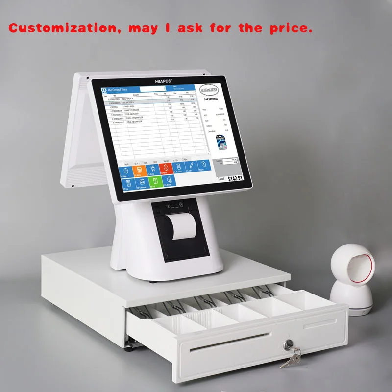 

Custom.Pos Производители Полный комплект «Все в одном» Кассовые аппараты системы Pos Встроенный принтер чеков 80 мм