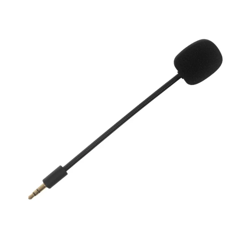 Microfone de jogo de substituição 3.5mm microfone para barracuda x gaming headset com cancelamento de ruído microfone capa de espuma 24bb