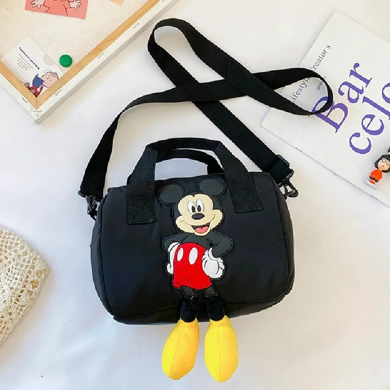 Disney Genuine New Fashion Mickey Children\'s Bag Handbag Boys and Girls Shoulder Crossbody Bag Mickey Mouse Women\'s Bag