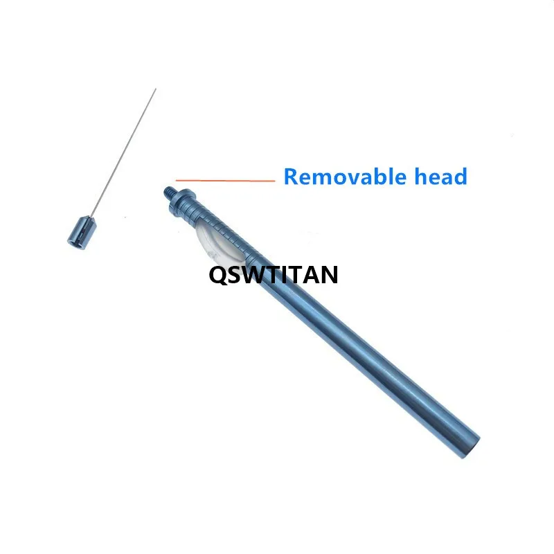 New Straight with Silica Gel Cannulation Inside Backflush Handle 21G/23G  Aspiration Needle