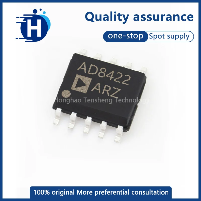 Original AD8422ARZ-R7 Soic-8 low-power rail-to-rail precision Instrumentation amplifier chip