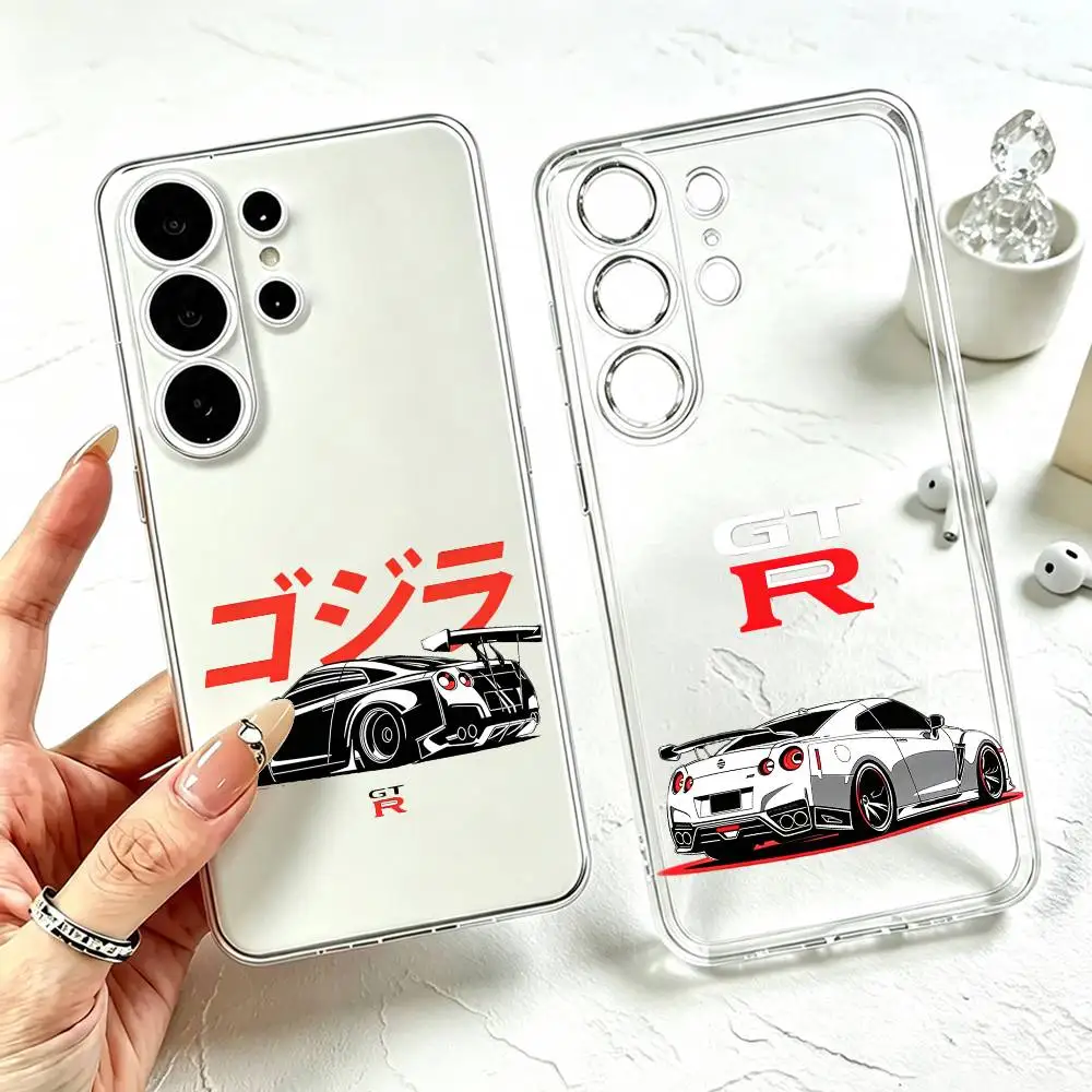 GTR Sport Car R35  Phone Case For Samsung S25,S24,S21,S22,S23,S30,Ultra,S20,Plus,Fe Transparent Cover